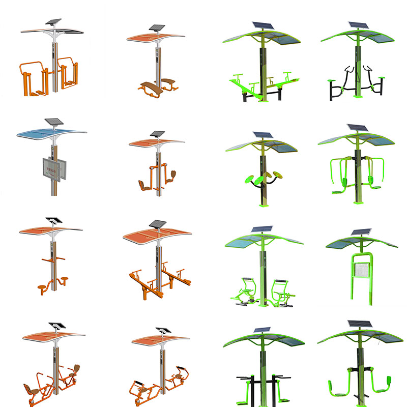 智能双位背部按摩器 - 米兰milan官网校园健身路径设备